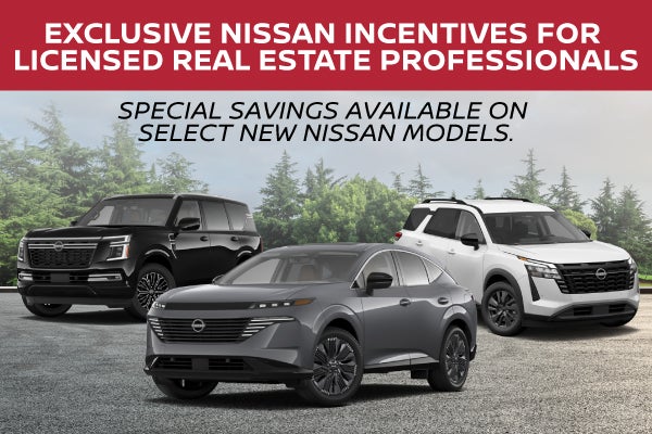 Exclusive Nissan Incentives for Licensed Real Estate Profess